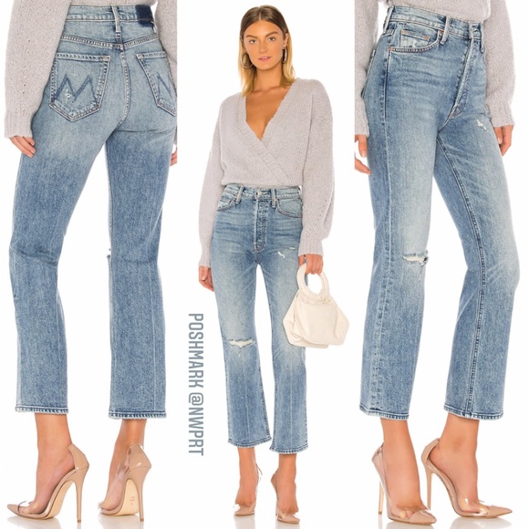 MOTHER Denim - MOTHER Tripper High Rise Crop 20 Minutes Fame 24